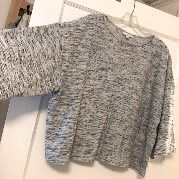 J. JILL PURE JILL Marled Oversized Sweatshirt LP - Picture 2 of 10